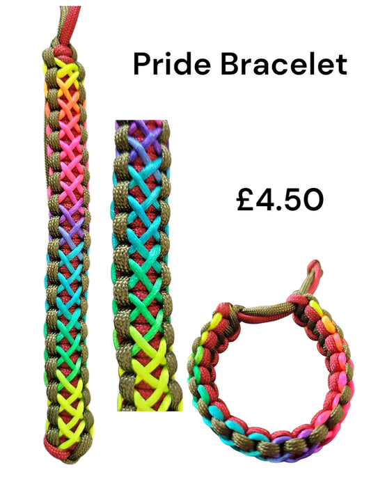 Paracord Pride Bracelet